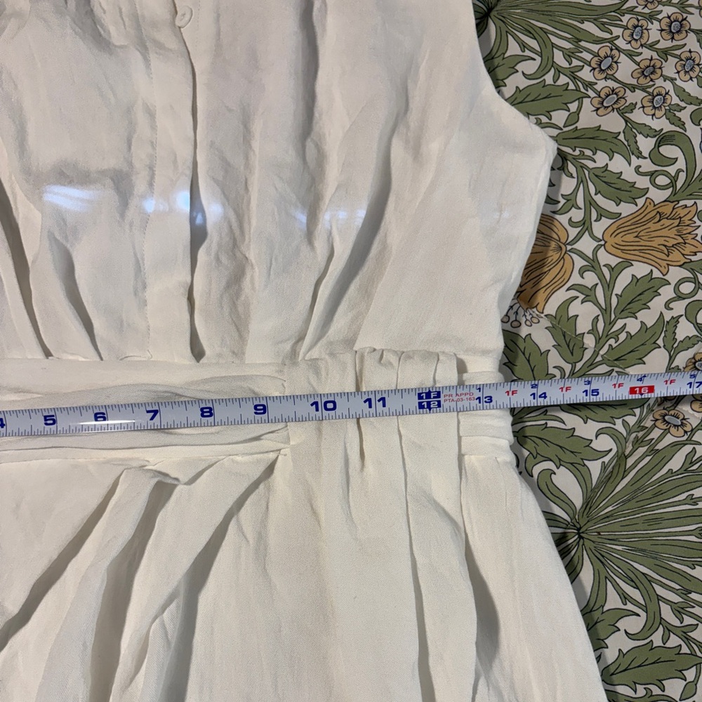 DO+BE White Sleeveless Faux Crossover Mini Dress (fits like a S) - Picture 8 of 12